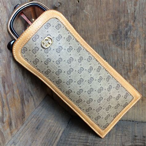 gucci eye trunk case|Gucci eyeglass case for women.